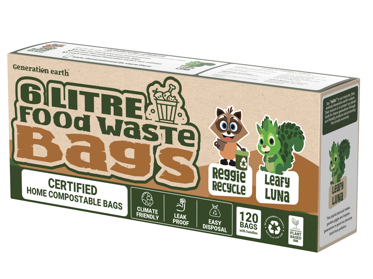 Generation earth 30 litre compostable food waste bags