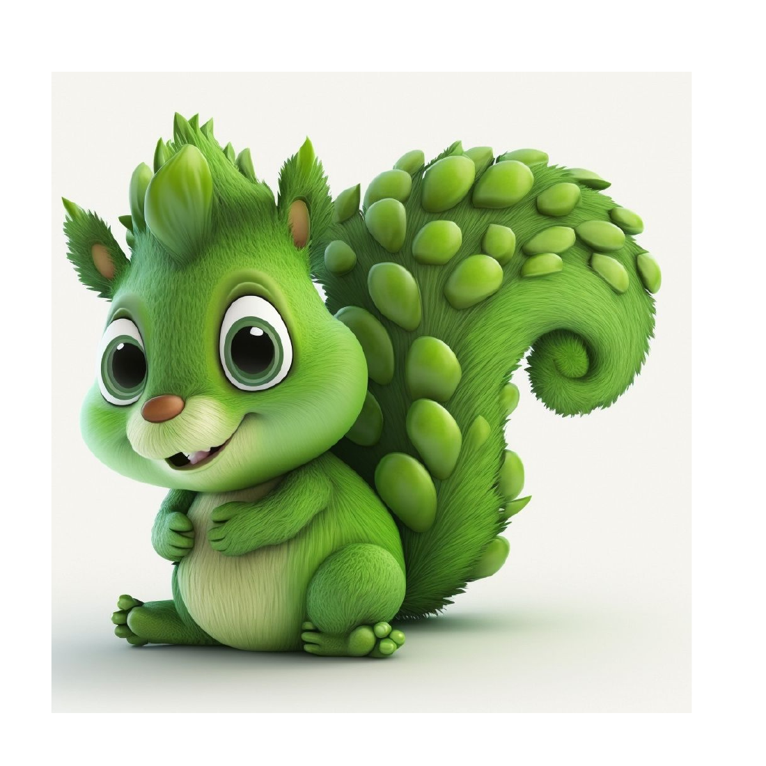 Leafy Luna, the leaf-tailed squirrel