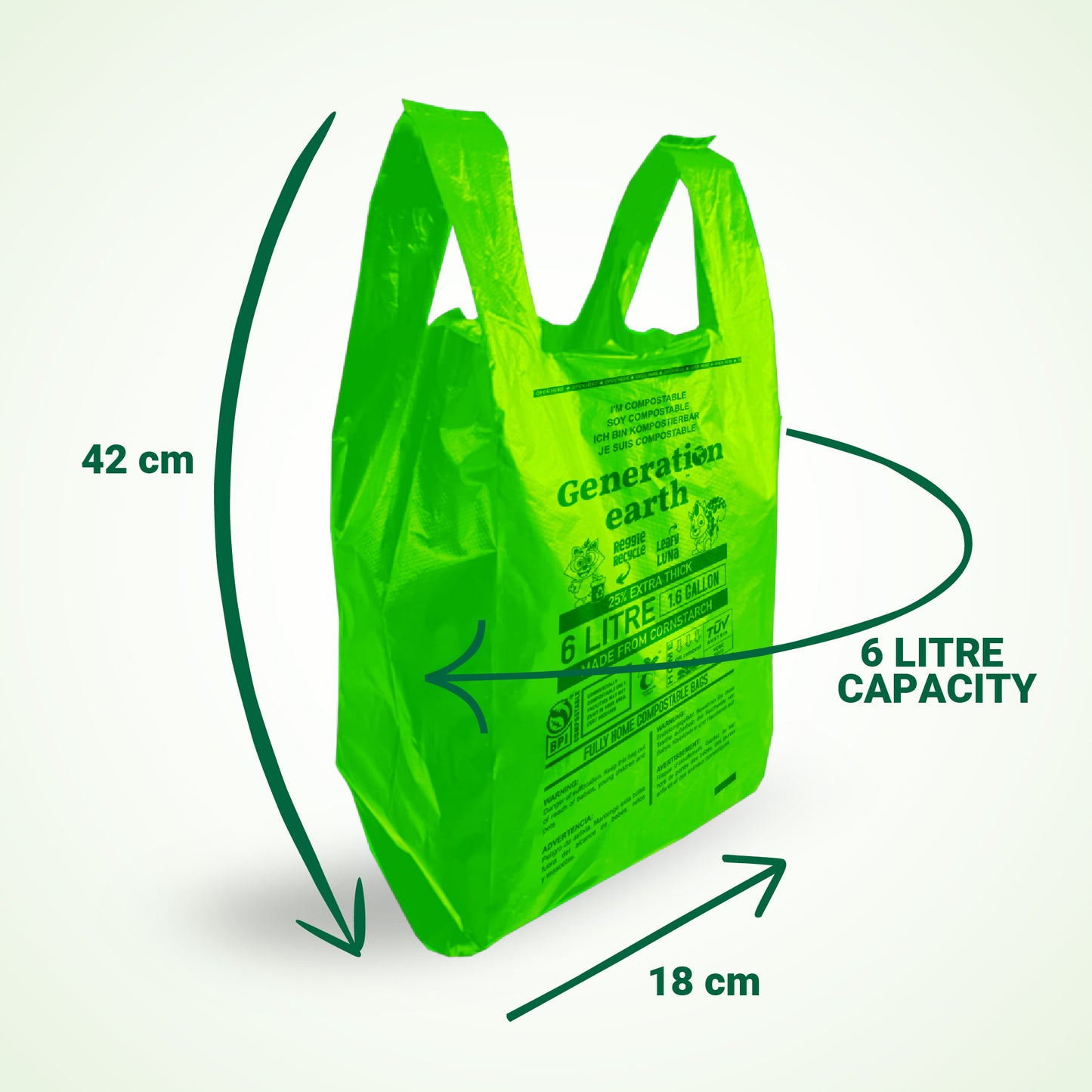 120pcs | Nappy Sacks