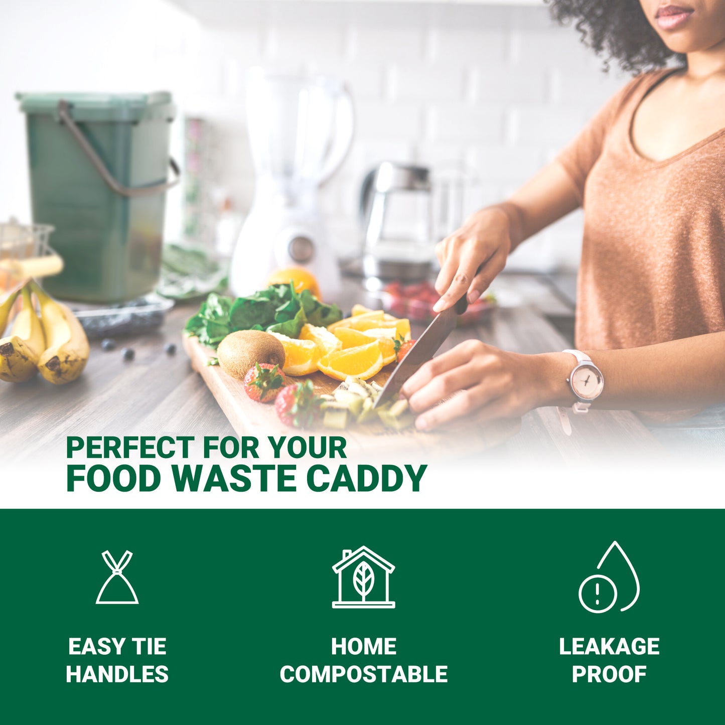 70pcs | 10L Food Waste Bags